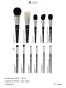 Artist brush vol.1 brush set ชุดแปรงแต่งหน้า ด้ามไม้ ขนสังเคราะห์ ขนสัตว์ เกรดพรีเมี่ยม 11 ด้าม ไม่มีกระเป๋า