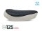 Motorcycle Seat For Honda C125 Diamond Color Gray+White (ฺFront)