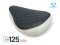 Motorcycle Seat For Honda C125 Diamond Color Gray+White (ฺFront)