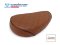 MOTORCYCLE SEAT FOR HONDA C70 FRONT (DIAMOND STRIPE) Color Brown+Black