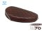 MOTORCYCLE SEAT FOR HONDA C70 FRONT (BROWN+WHITE)