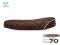 MOTORCYCLE SEAT FOR HONDA C70 FRONT (BROWN+WHITE)