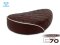 MOTORCYCLE SEAT FOR HONDA C70 FRONT (BROWN+WHITE)