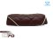 MOTORCYCLE SEAT FOR HONDA C70 DIAMOND STRIPE COLOR BROWN+WHITE (BACK)