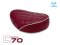 MOTORCYCLE SEAT FOR HONDA C70 BACK DIAMOND STRIPE (RED+WHITE)