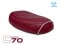 MOTORCYCLE SEAT FOR HONDA C70 BACK DIAMOND STRIPE (RED+WHITE)