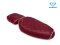 MOTORCYCLE SEAT FOR HONDA C70 DIAMOND STRIPE (RED+WHITE)