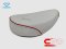 MOTORCYCLE SEAT FOR HONDA C70 FRONT Color White+Red