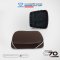 MOTORCYCLE SEAT FOR HONDA C70 BACK (BROWN+WHITE)