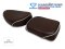 MOTORCYCLE SEAT FOR HONDA C70 (BROWN+WHITE)