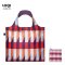 กระเป๋าผ้าแฟชั่นแบรนด์LOQI รุ่น Geometric Stripes ใบใหญ่1ใบ+ใบเล็ก1ใบ