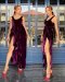 Velvet Bodysuit + Draped Wrap Skirt