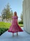Pink Tai Lue Maxi Dress