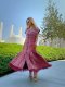 Pink Tai Lue Maxi Dress