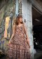 Maxi Dress ผ้าพิมพ์ลายช้าง ลายลิขสิทธิ์ของเบเนล่า