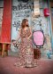 Maxi Dress ผ้าพิมพ์ลายช้าง ลายลิขสิทธิ์ของเบเนล่า