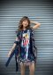 Ethnic Pop Street Lookจากเสื้อยืดมัดย้อม สกรีนลาย  “กระซิบรัก” X กับผ้าไทลื้อ จ.น่าน