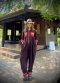Jumpsuit ชุดนี้ตัดเย็บร่วมกันจาก 3 แหล่งทอ 