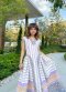 Maxi Dress จากผ้าทอ จังหวัดลำพูน x ผ้าไทลื้อ จังหวัดน่าน