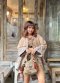 Overcoat ผ้าทอมือ จากใยม่าง ทอผสมกับ ผ้าฝ้ายเข็นมือ ย้อมสีเปลือกไม้ ของดี อ.เกษตรวิสัย จ.ร้อยเอ็ด x ผ้าไทลื้อ