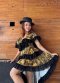 Ruffle Maxi Dress จากผ้าพิมพ์ลายช้างลายลิขสิขธิ์ของเบเน