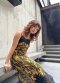 Maxi Dress ผ้าพิมพ์ลายช้าง ลายลิขสิทธิ์ของเบเนล่า