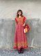 Maxi Dress จากผ้าทอลาวครั่ง  ขิดสลับหมี่แต่งตีนจก ของดี จ.อุทัยธานี