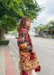 Bomber Jacket Patchwork จากเศษผ้าไทย