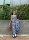 Crop Top x Raffle Wrap Maxi Skirt Chang Set