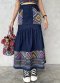 Tailue x Jeans Long Skirt Set