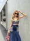 Tailue x Jeans Long Skirt Set