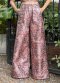 Korat Silk Flower Crop Top x Wide Leg Pants