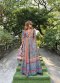 Benela Printed Wrap Maxi Dress