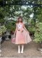 Mini Dress ผ้าไหมทอยกดอก ของดี จ.สุรินทร์ X ผ้าไหมแก้ว  เพ้นท์มือลายดอกไม้