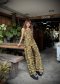 Jumpsuit ผ้าพิมพ์ลายช้าง ลายลิขสิทธิ์ของเบเนล่า