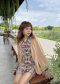 Mini Dress จากผ้าไทลื้อ x ผ้าฝ้ายทอมือ ย้อมสีธรรมชาติผลิตภัณฑ์ OTOP ของดี อําเภอเกษตรวิสัย จังหวัดร้อยเอ็ด
