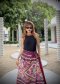 Wrap Skirt จากผ้าไทลื้อทอมือ ลายนางพญาขอป๊อก
