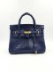 Genuine Crocodile Tote Bag/Handbag in Navy Blue Colour Crocodile Skin #CRW214H-NAV-25CM