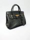 Genuine Crocodile Tote Bag/Handbag in Black Colour Crocodile Skin #CRW214H-BLA-25CM