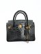 Genuine Crocodile Tote Bag/Handbag in Black Colour Crocodile Skin #CRW214H-BLA-25CM