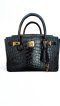 Genuine Crocodile Tote Bag/Handbag in Black Colour Crocodile Skin #CRW214H-BLA-25CM