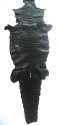 Genuine Belly Crocodile Leather Skin in Black Colour  #CR500SK-BL