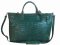 Genuine Belly Crocodile Leather Luggage Travel Bag / Duffle Bag for Men in Dark Green Crocodile Skin  #CRM207L-02