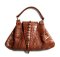 Genuine Crocodile Handbag in Tan Crocodile Leather #CRW195H-03