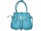 Genuine Ostrich Leather Handbag in Blue Ostrich Skin  #OSW413H