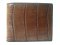 Genuine Belly Crocodile Leather Wallet in Brown Crocodile Leather #CRM444W-05