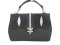 Genuine Stingray Leather Handbag in Black Stingray Skin  #STW367H