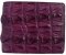Genuine Crocodile Leather Wallet in Purple Crocodile Leather #CRM451W-03