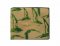 Genuine Stingray Leather Wallet in Green Bird Stripes Stingray Skin  #STW479W