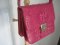 Genuine Siamese Crocodile Shoulder Bag in Pink Crocodile Leather #CRW301H-PI